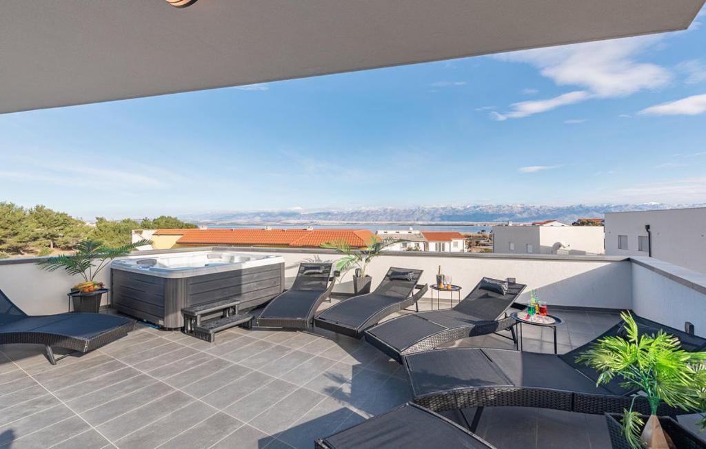 Luxurioeses Penthouse Welle Mit Whirlpool, Grill Und Meerblick Vir Esterno foto